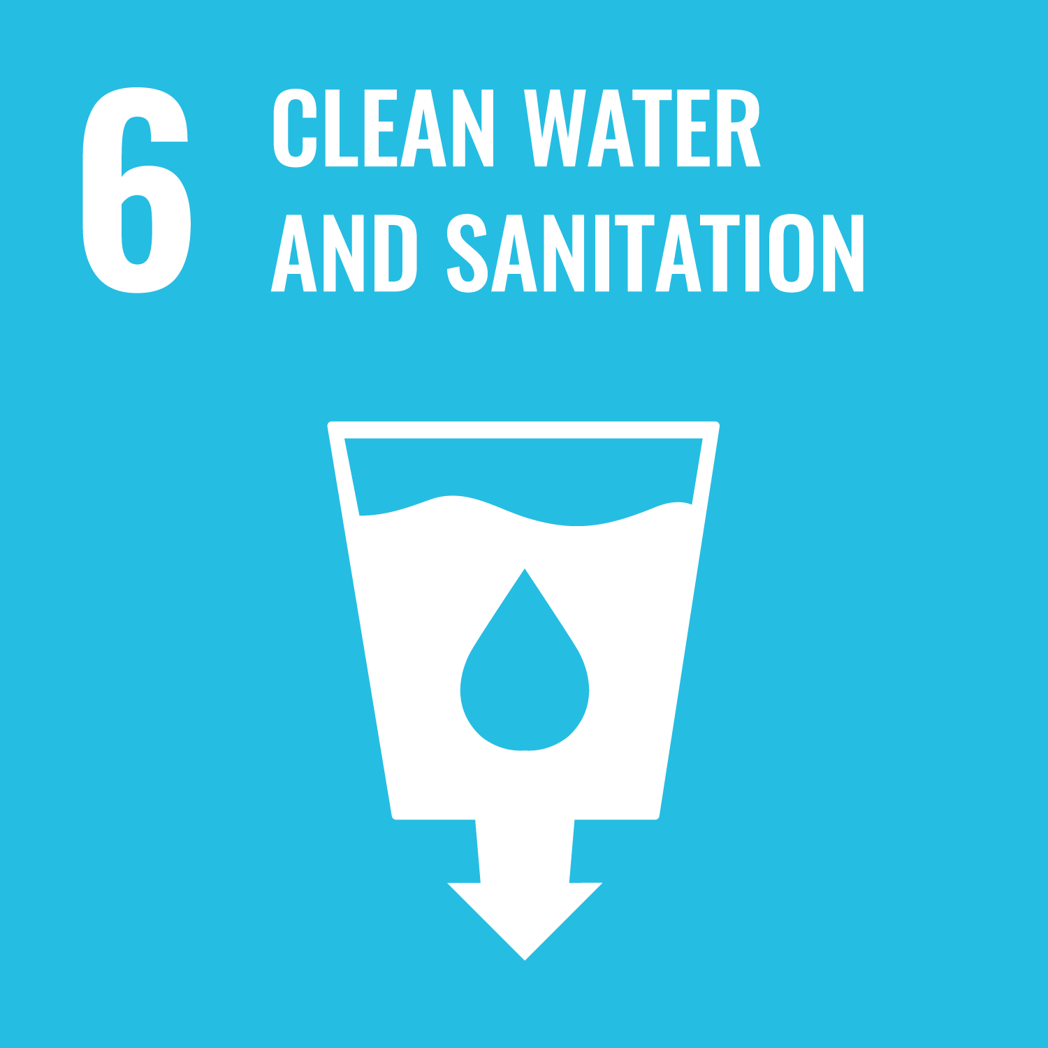 SDG Graphic for Clean Water and Sanitation